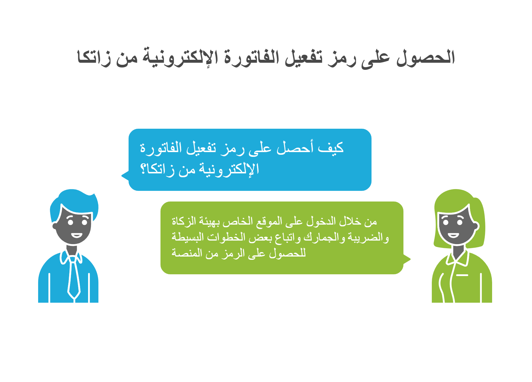 أحصل على رمز التفعيل الفاتورة الإلكترونية